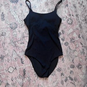 Aerie Classic Black Womens 1 Piece Swimsuit